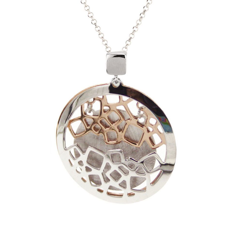 Open Square Necklace by Frederic Duclos