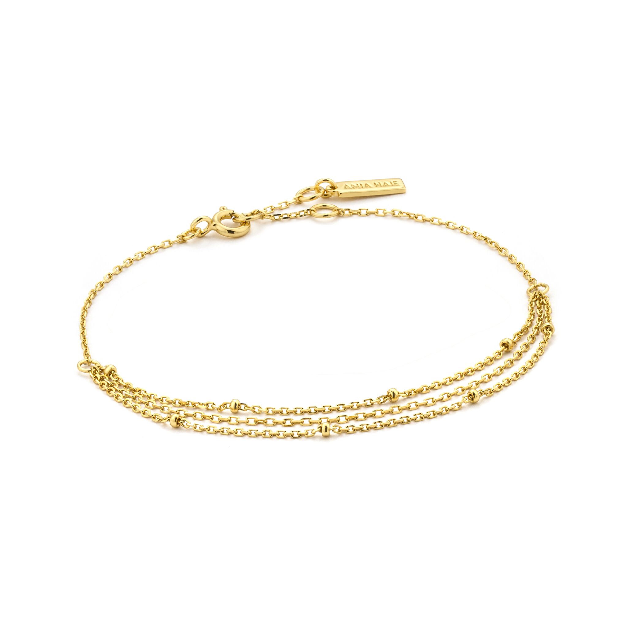 Gold Toned Draping Swing Bracelet by Ania Haie