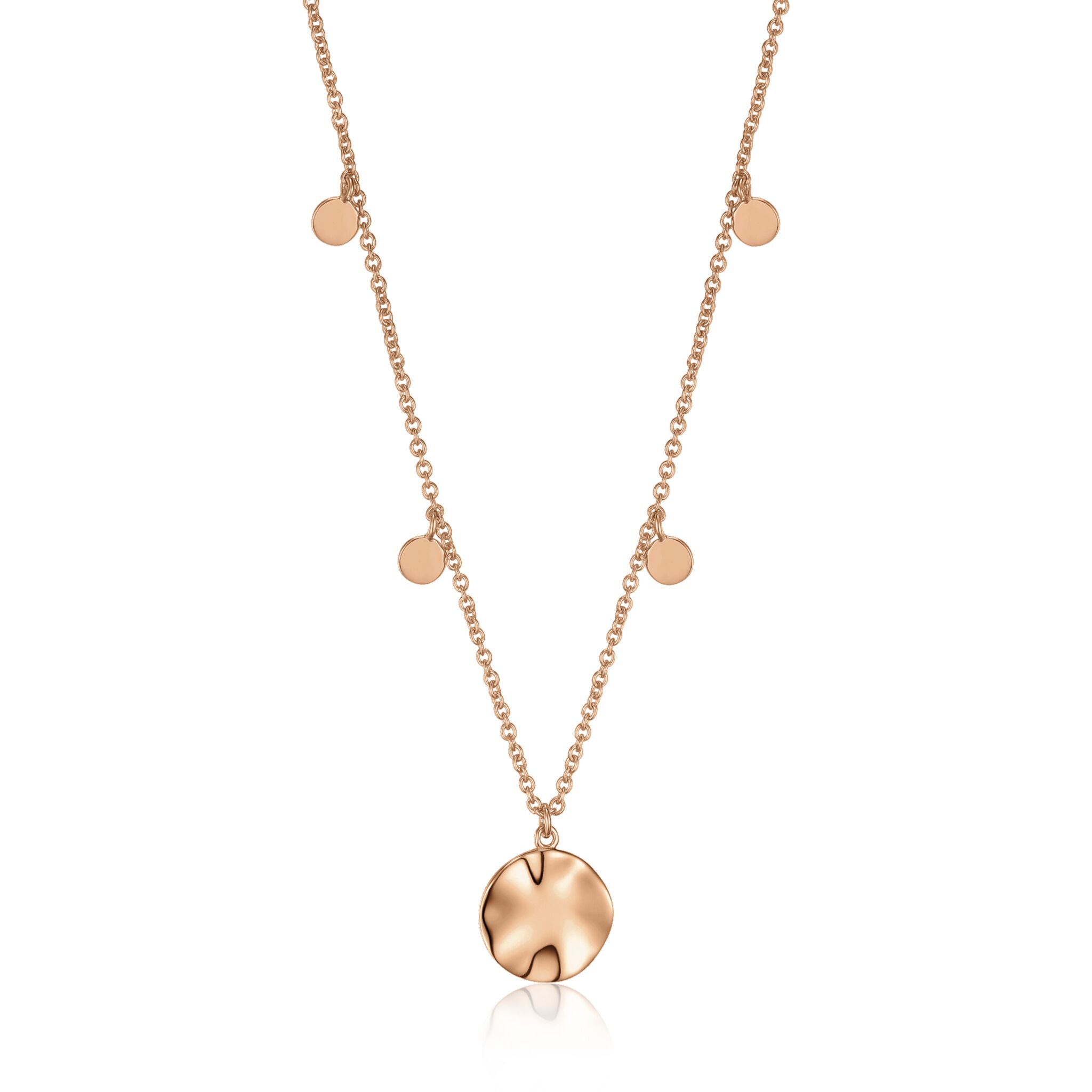 Ripple Drop Discs Necklace by Ania Haie