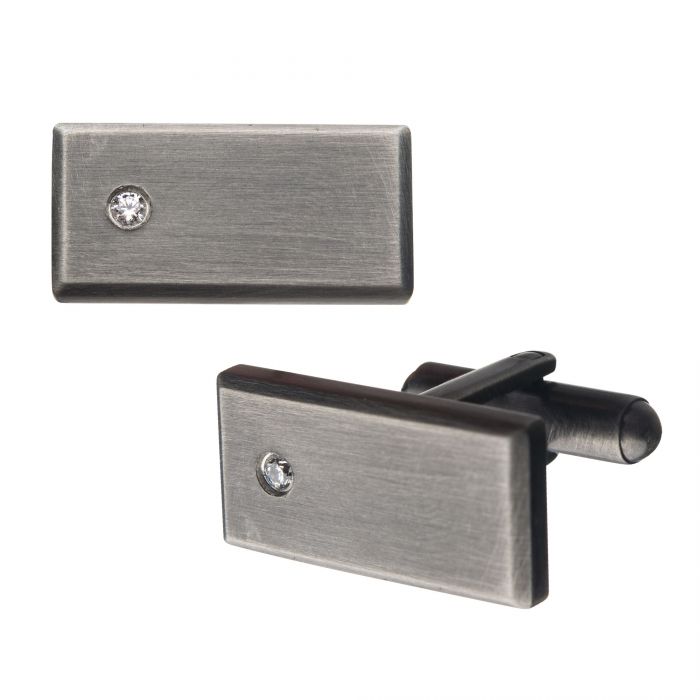 Stainless Steel Matte Finished Cufflinks - Image 2