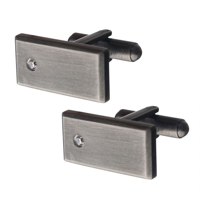 Stainless Steel Matte Finished Cufflinks