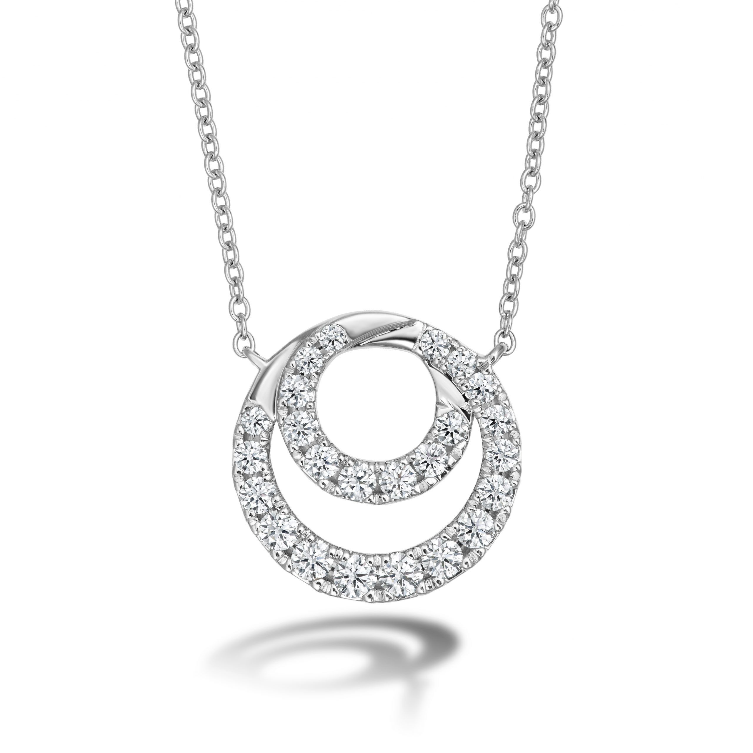 Optima Diamond Circle Pendant by Hearts on Fire
