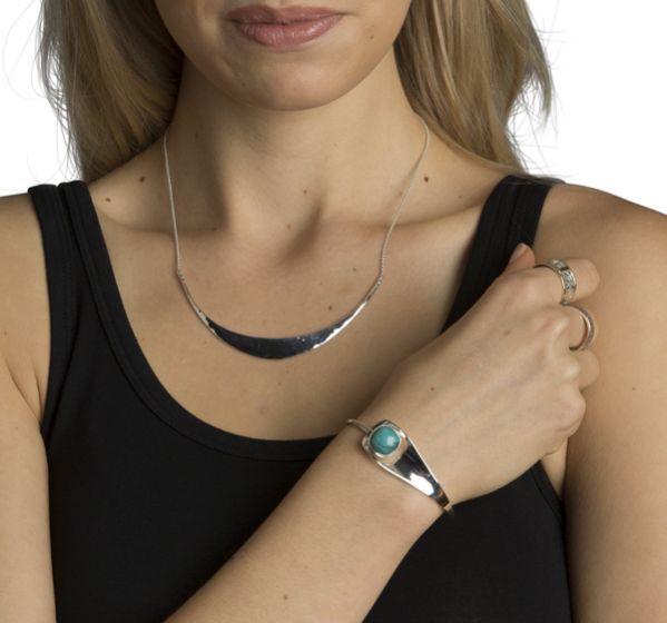 Sterling Silver Glimmer Bracelet by E. L. Designs - Image 2