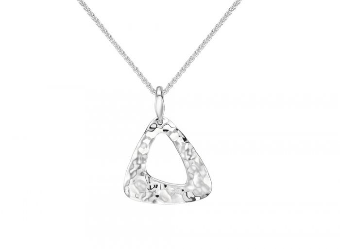 Sterling Silver Trillium Pendant by E. L. Designs