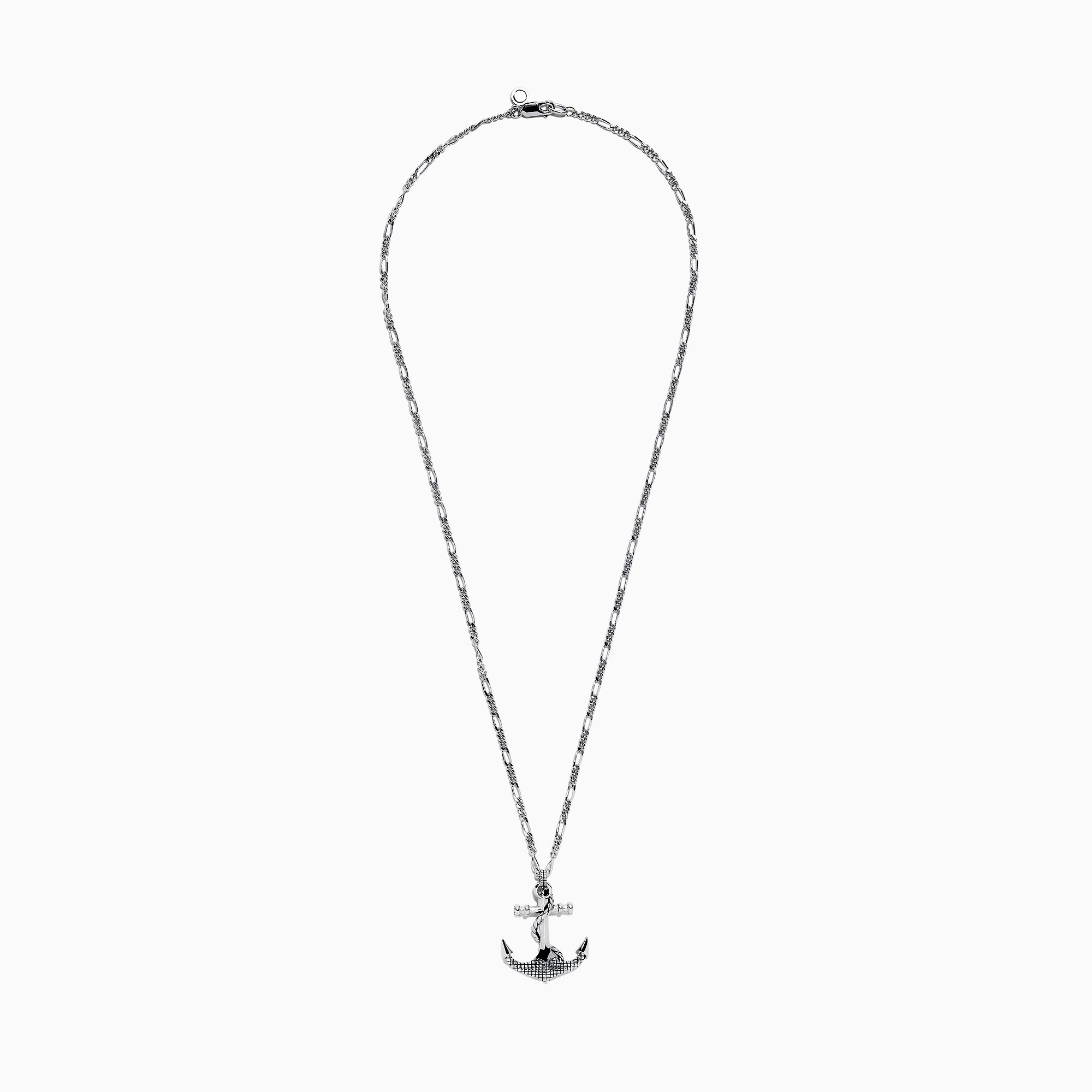 Men's 3D Anchor Pendant in Sterling Silver by Effy - Image 2
