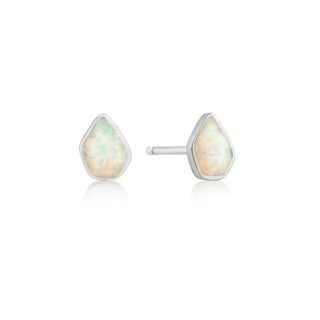 Sterling Silver Opal Color Earrings by Ania Haie