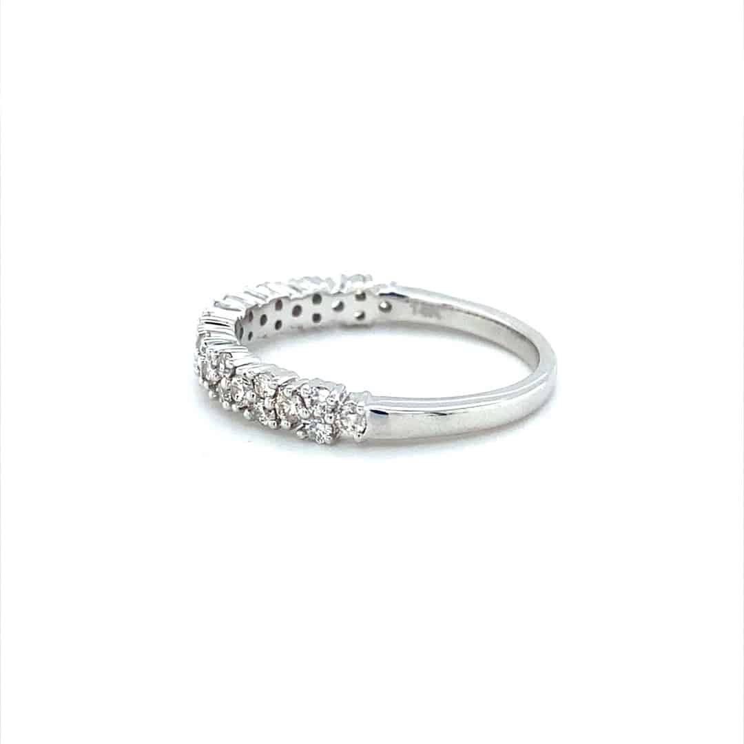Shared Prong Diamond Band