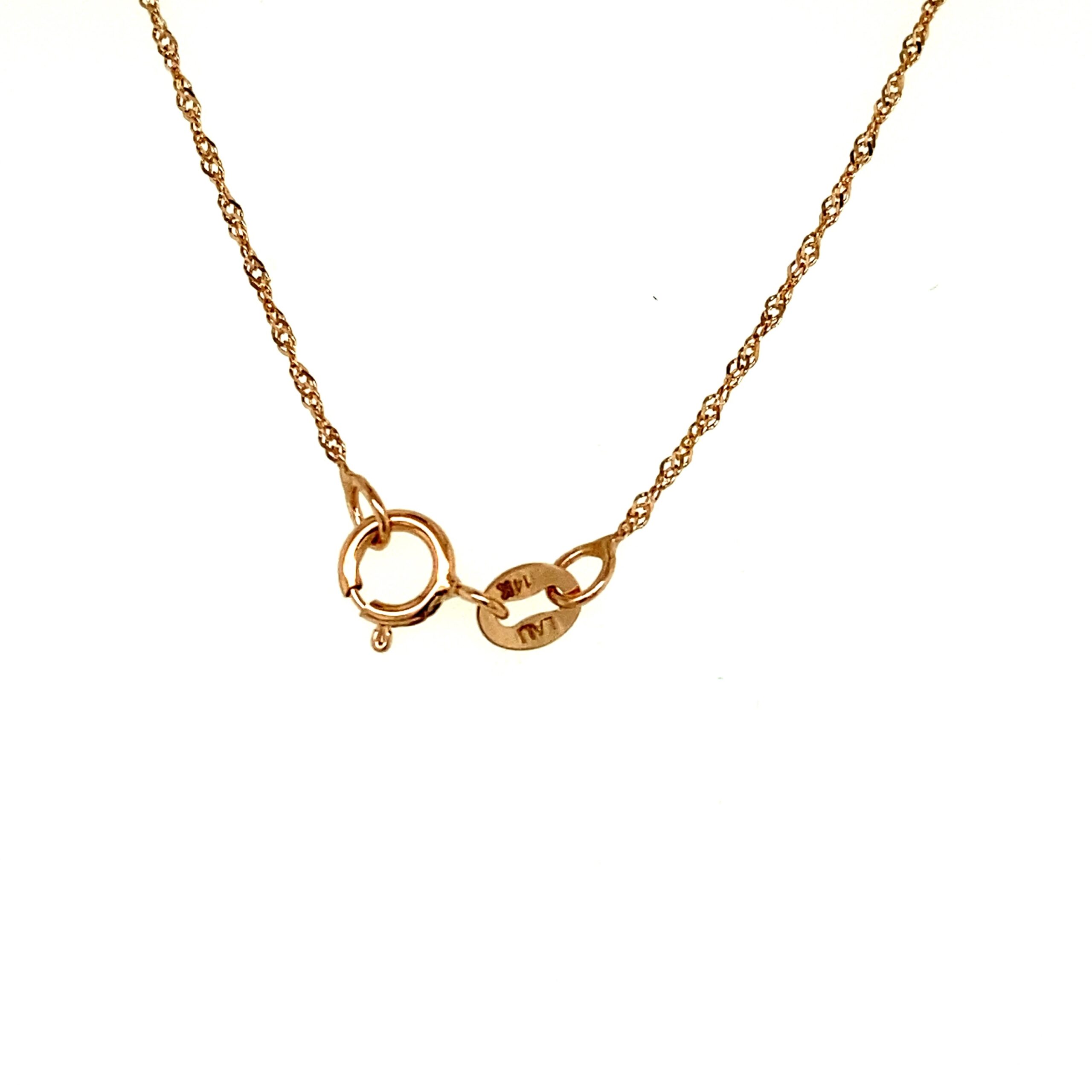 Freshwater Pearl Solitaire Necklace in 14k Gold by Lali
