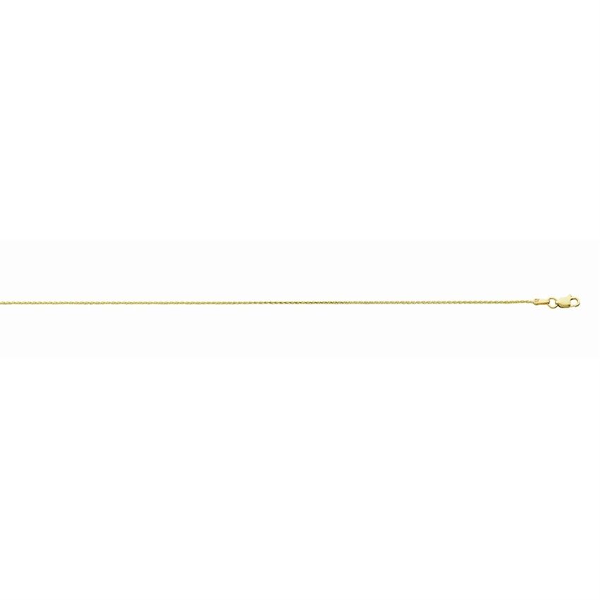 Diamond-Cut Wheat Link Chain Necklace in 14k Yellow Gold