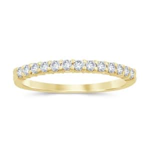 0.25ctw Diamond Wedding Band in 14k Gold - yellow gold