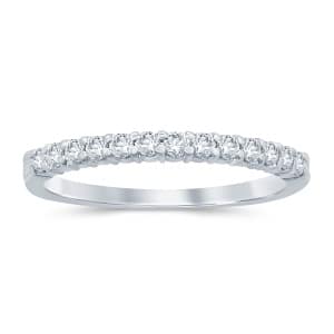 0.25ctw Diamond Wedding Band in 14k Gold - white gold