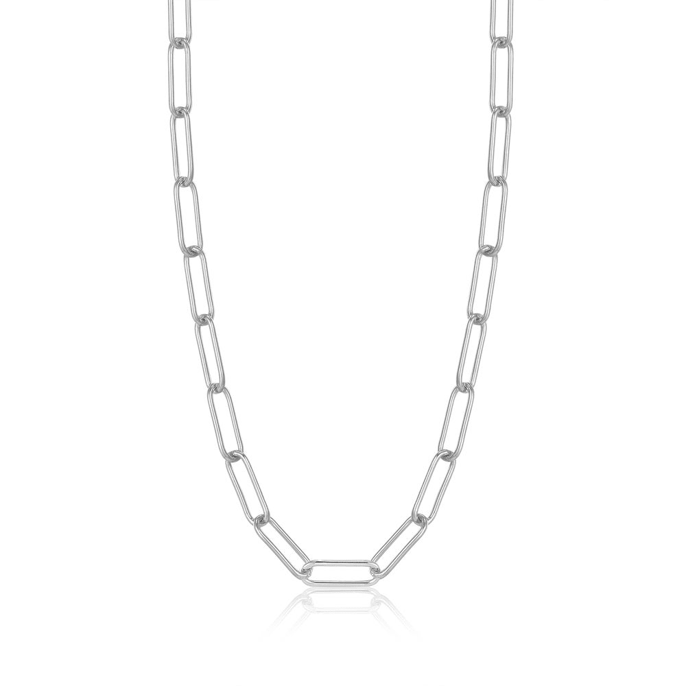 Paperclip Chunky Chain by Ania Haie - silver tone