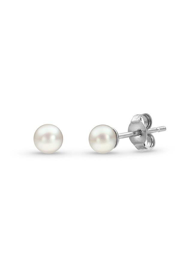 Gold Akoya Pearl Stud Earrings