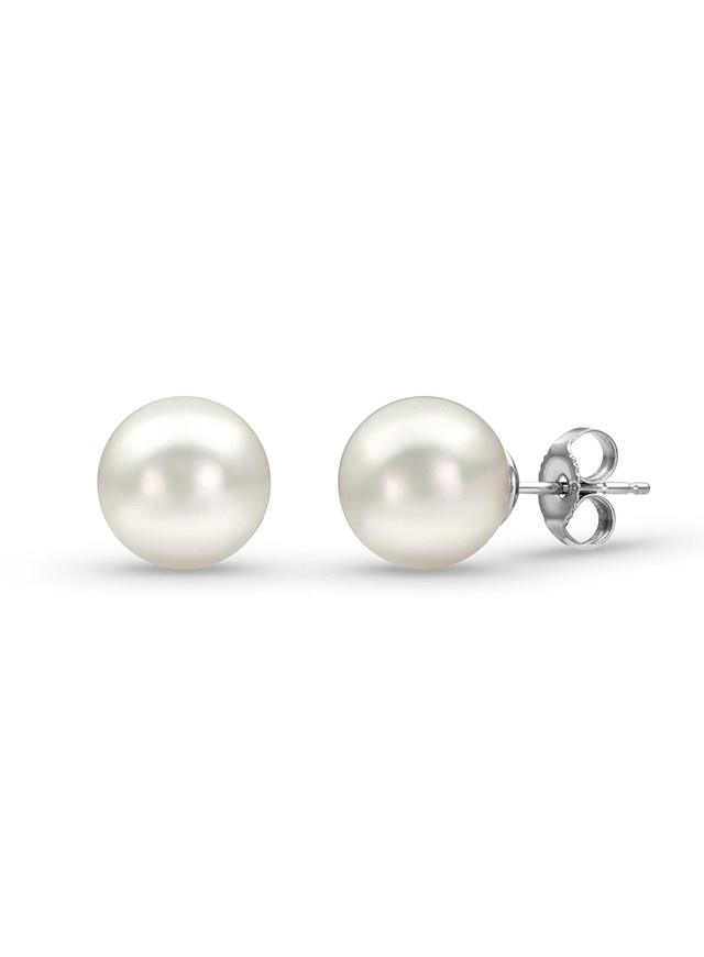 Gold Akoya Pearl Stud Earrings