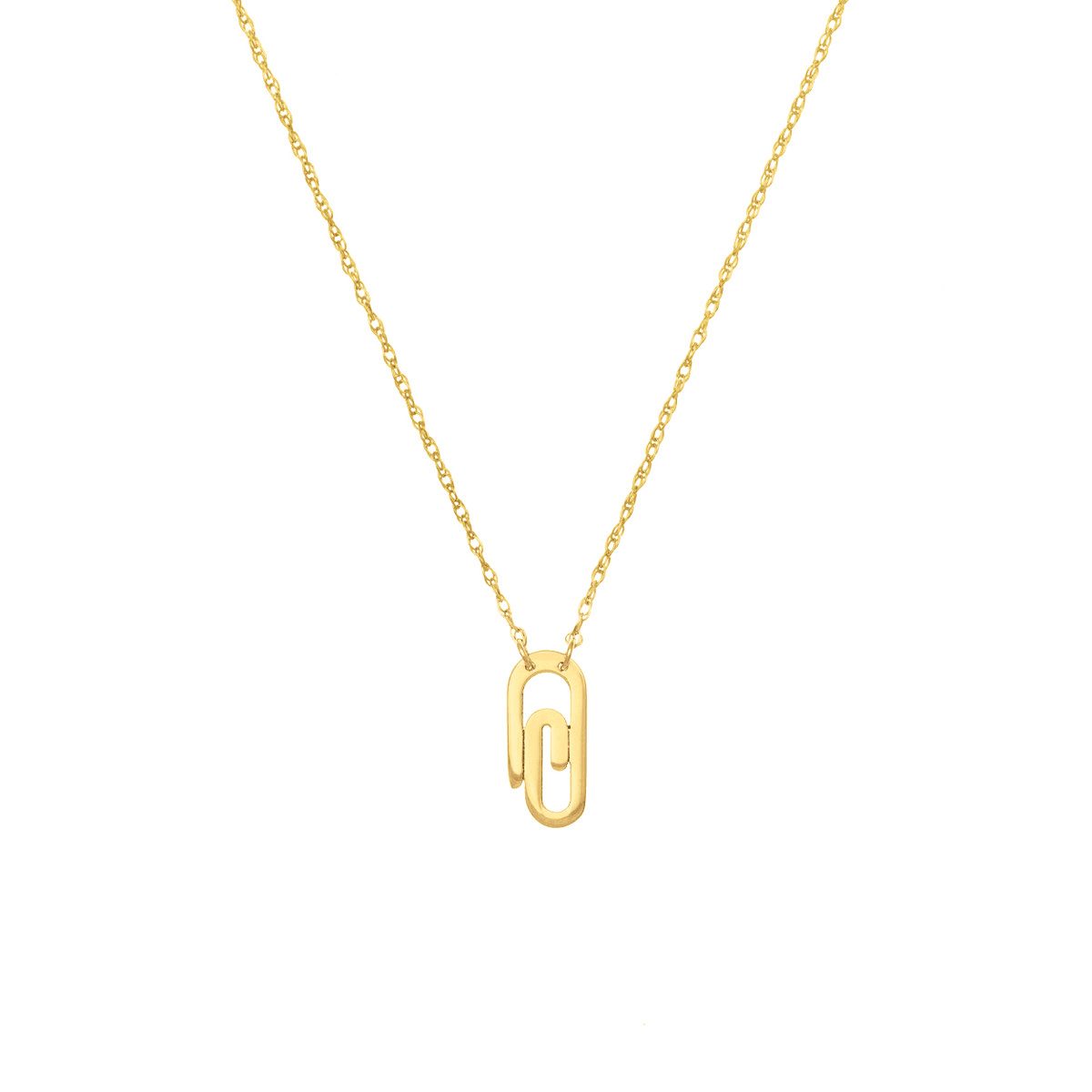 So-You Pendant Necklace - mini paperclip