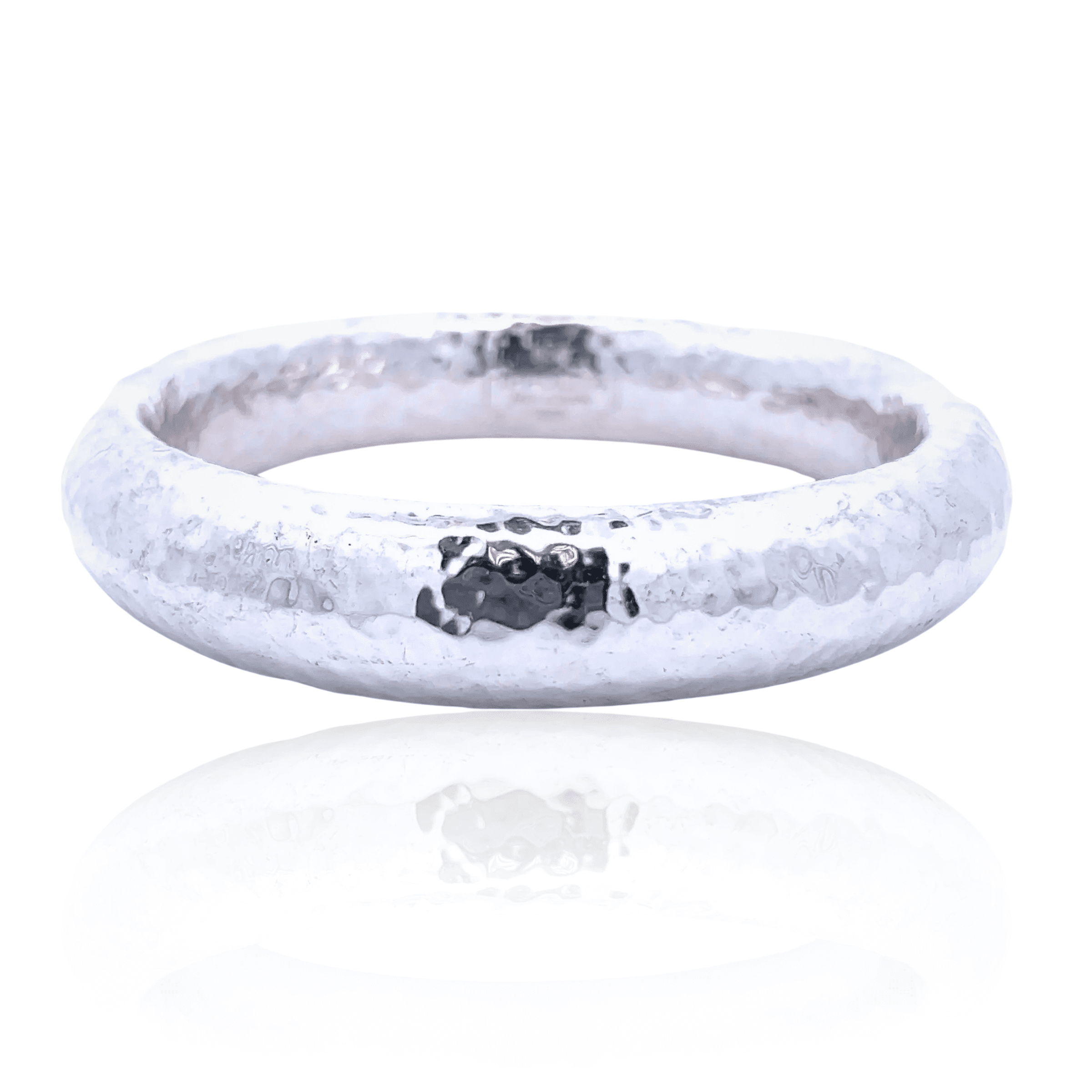 Estate Sterling Silver Ippolita Hammered Bangle Bracelet