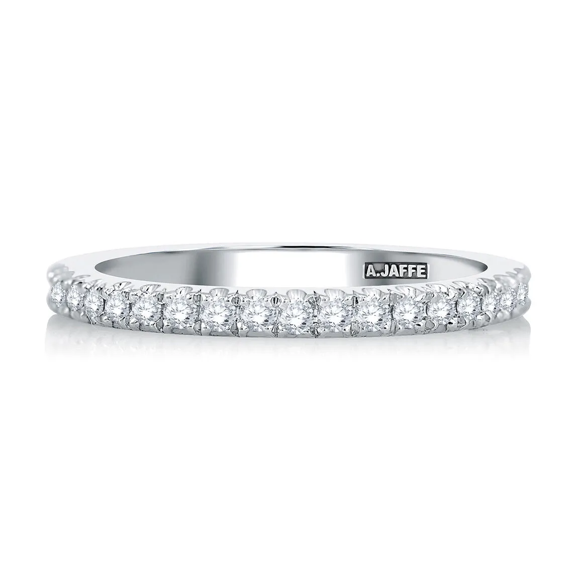 14K White Gold 0.29ctw Diamond Eternity Wedding Band