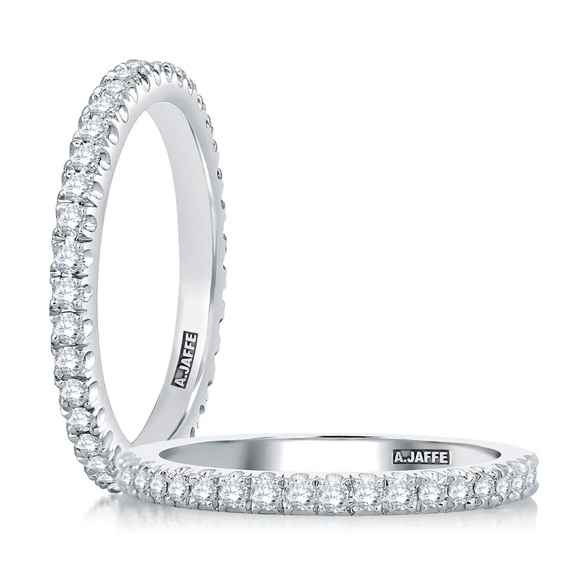 14K White Gold 0.29ctw Diamond Eternity Wedding Band