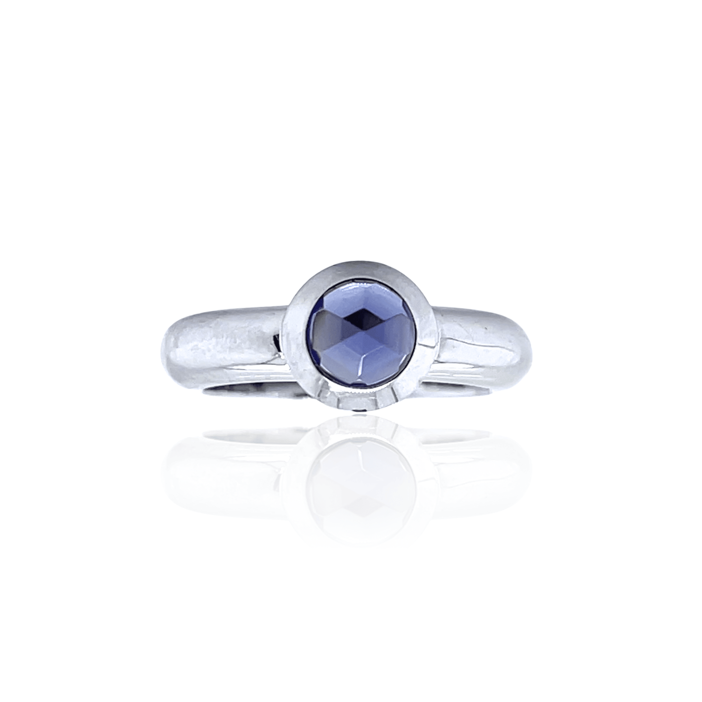 Estate 18K White Gold Tiffany & Co. Tanzanite Ring