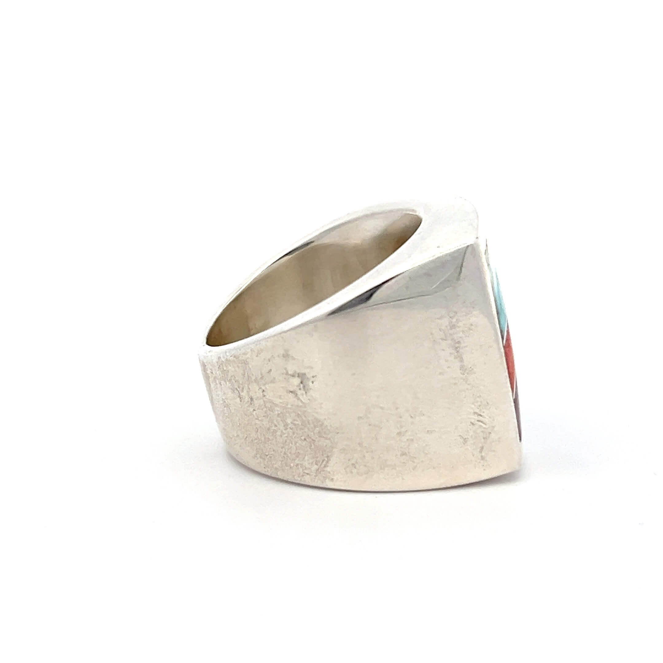 Estate Sterling Silver Multi-Stone Mosaic Ring by A Touch of Sante Fe
