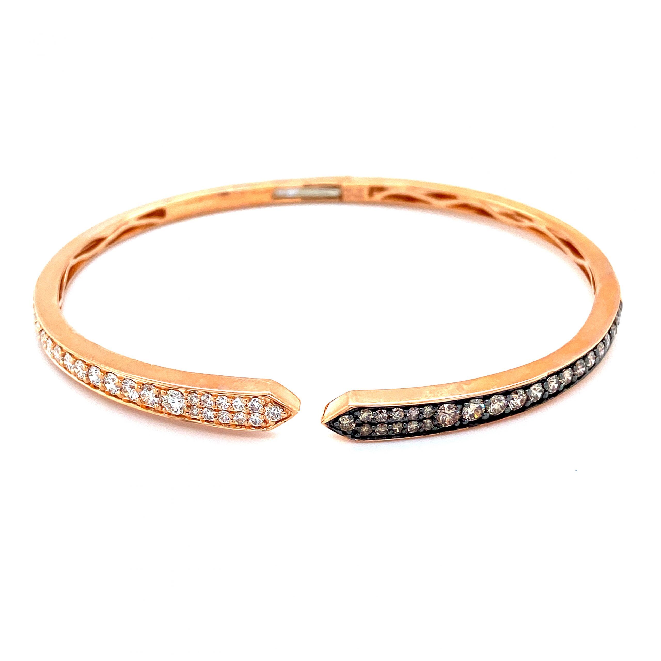 Hinged Diamond Bangle by Le Vian
