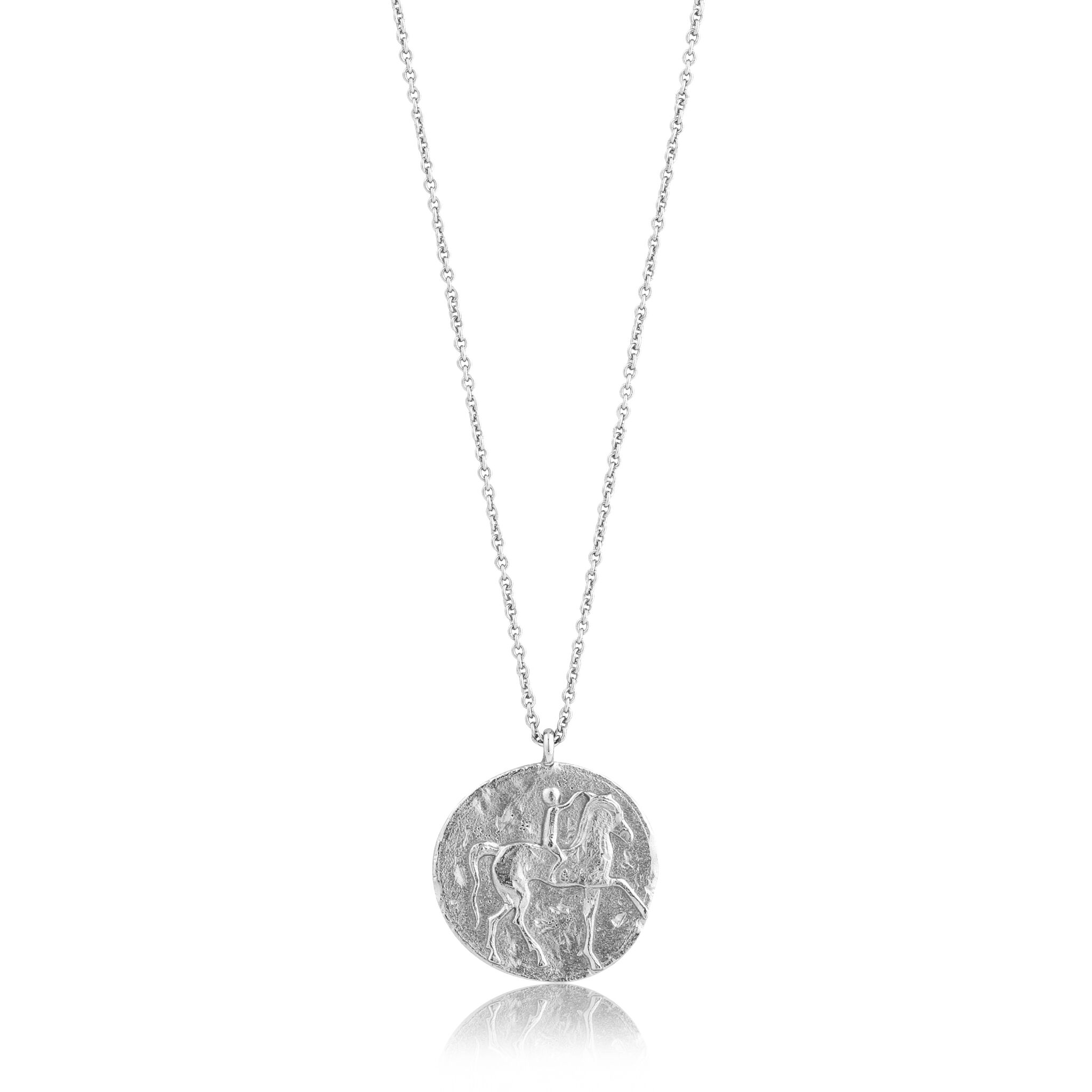 Silver Roman Rider Necklace by Ania Haie