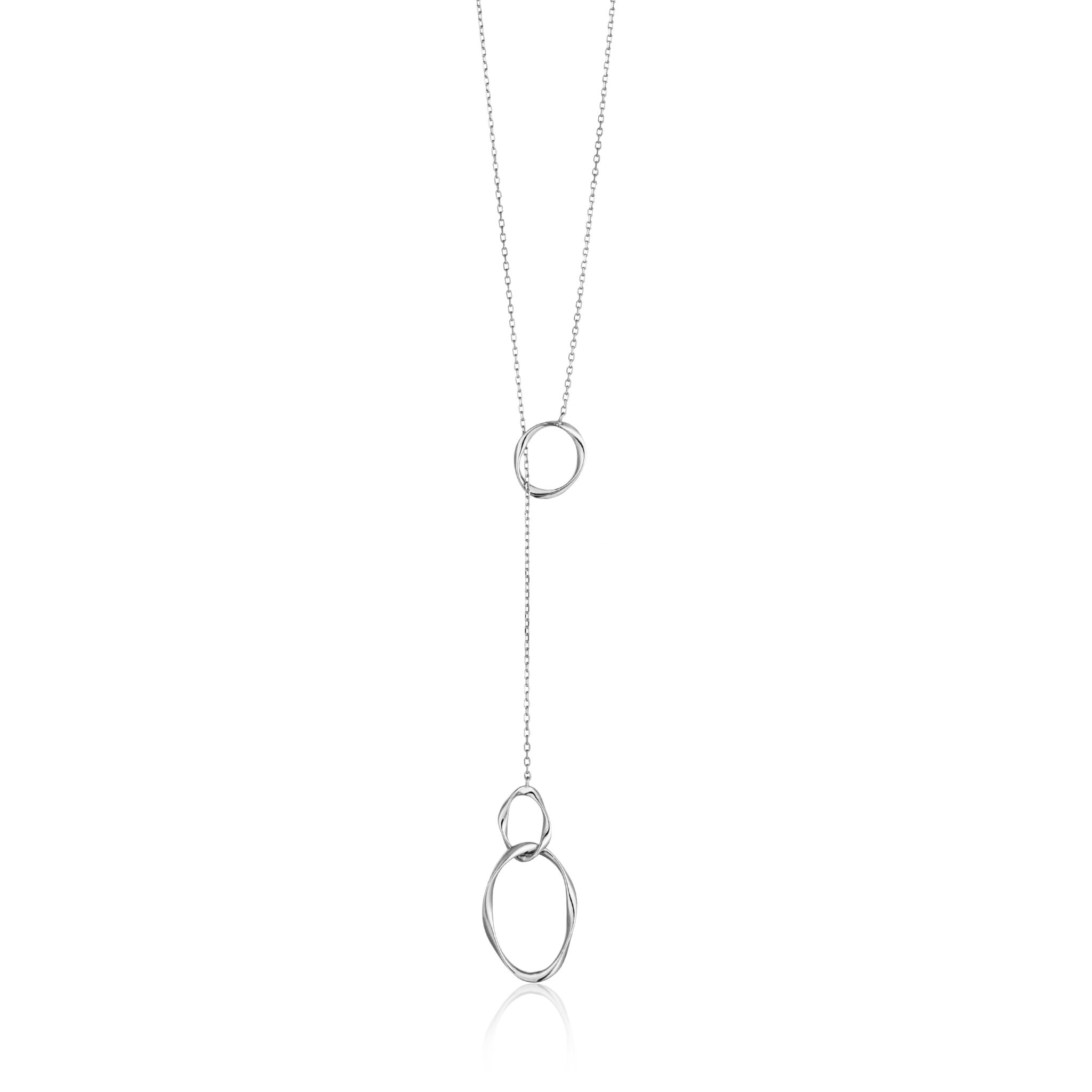 Silver Swirl Nexus Necklace by Ania Haie