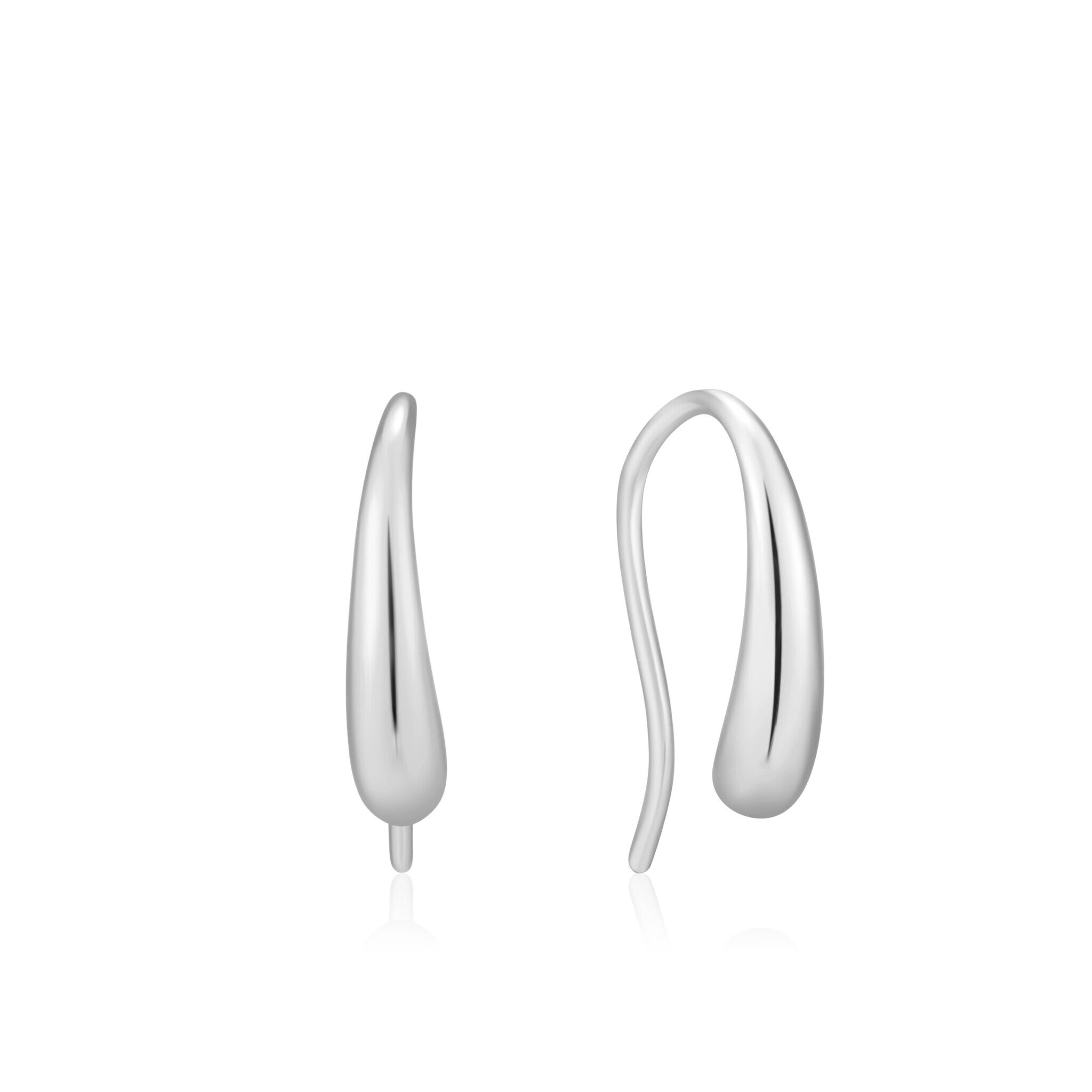 Sterling Silver Luxe Hook Earrings by Ania Haie