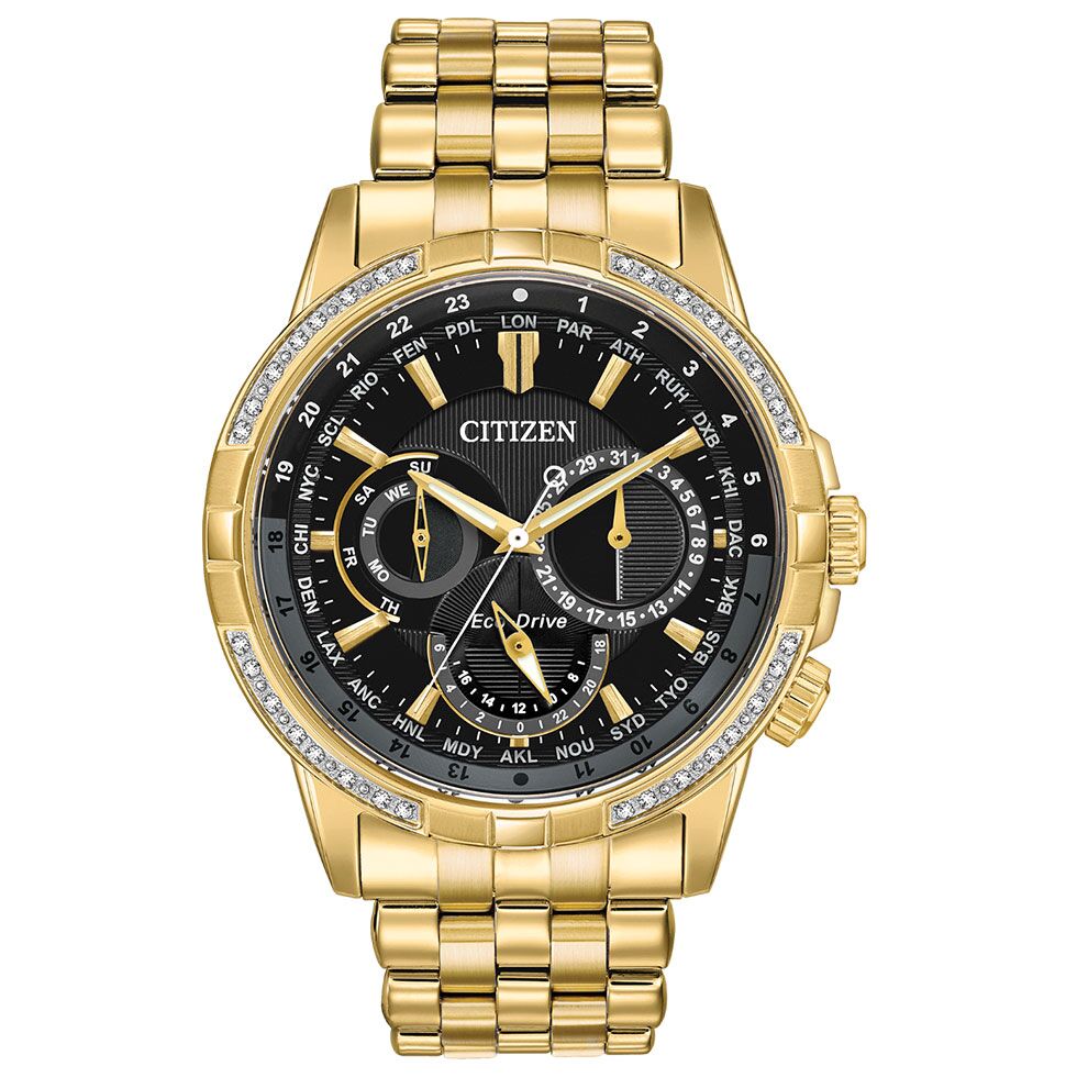 Gold Men's Calendrier Watch by Citizen