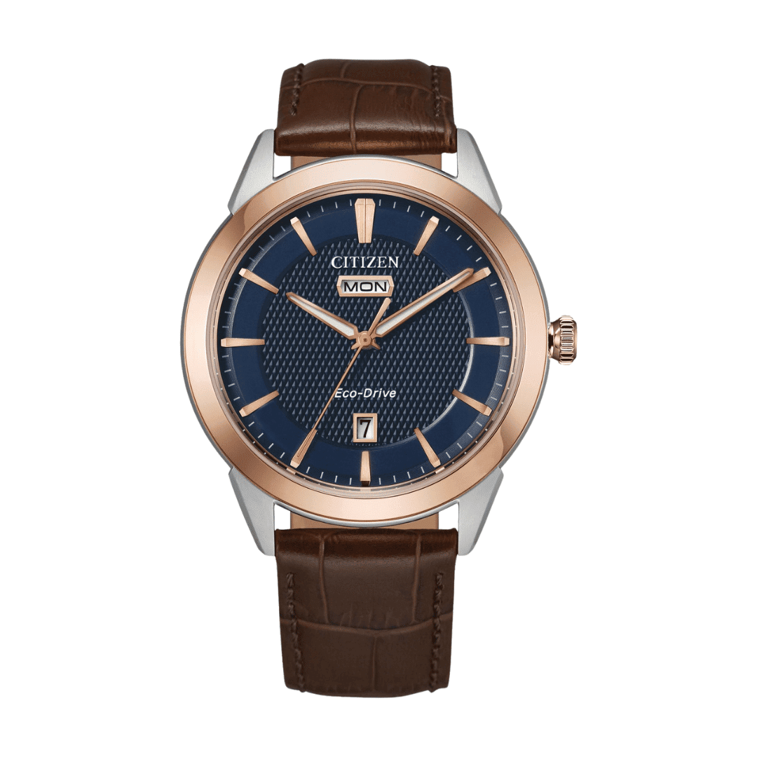 Brown Leather Men's Corso Watch by Citizen