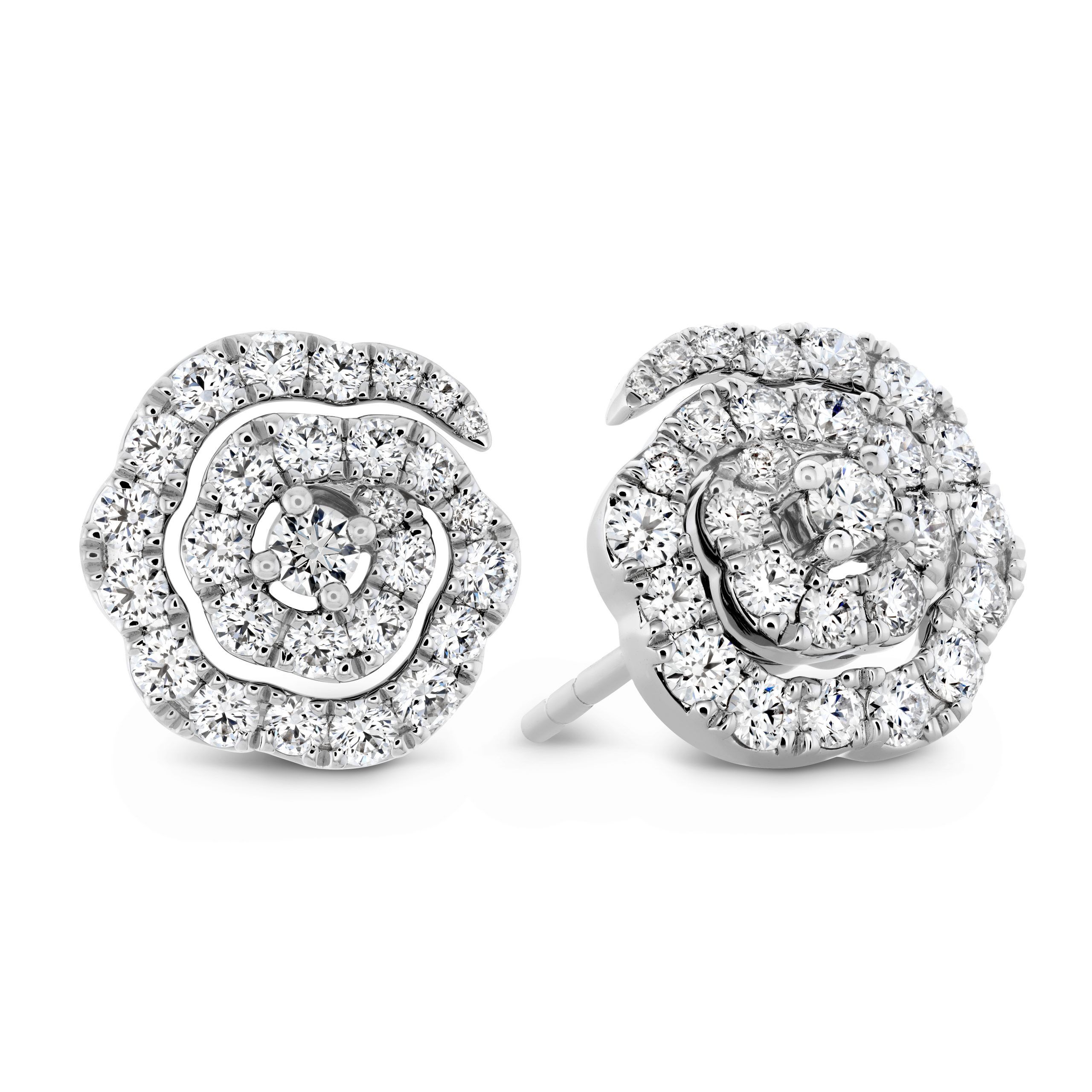Lorelei Diamond Floral Earrings by Hearts on Fire