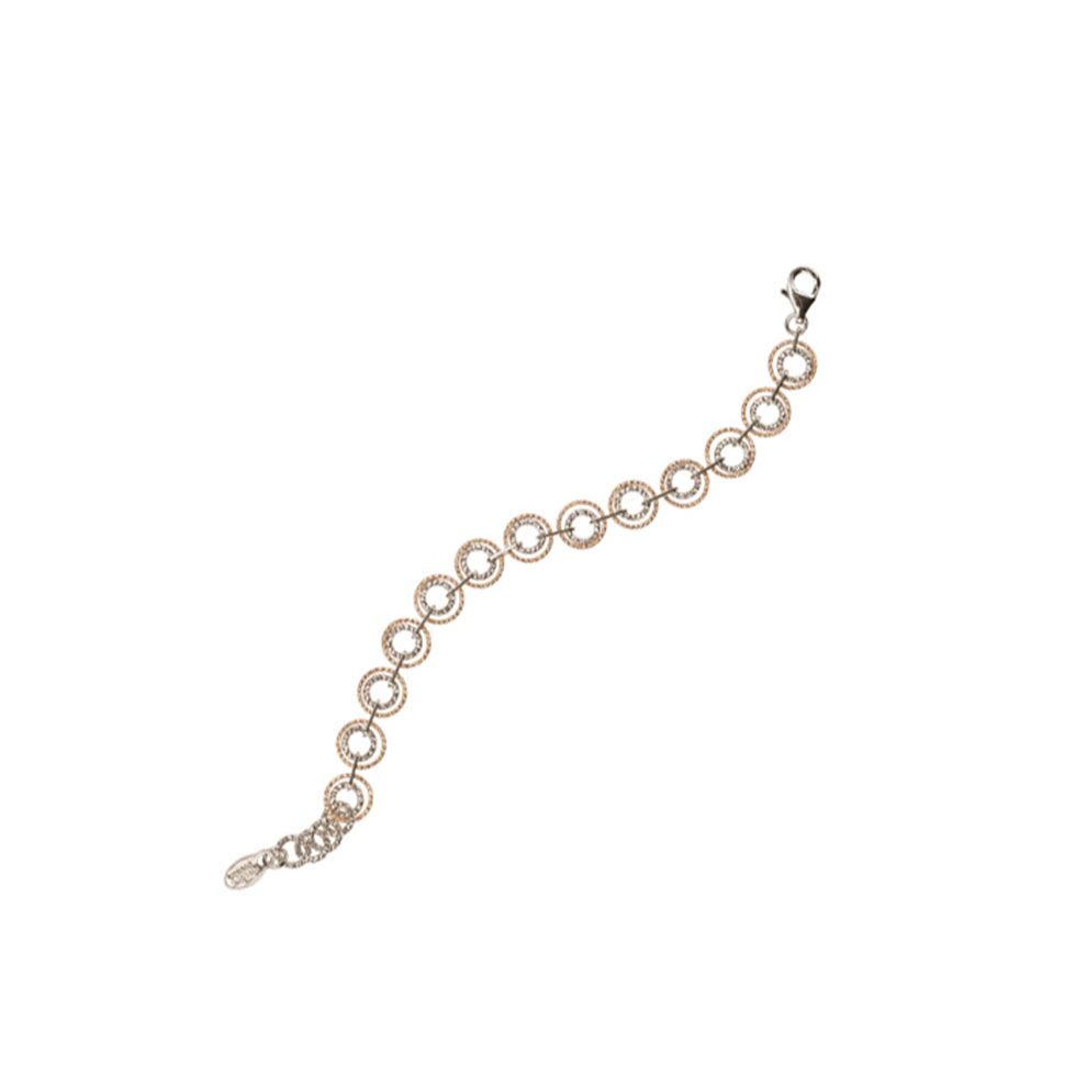 Circle Bar Link Bracelet by Frederic Duclos