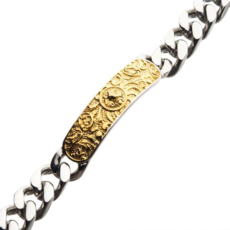 Nymerian Lion Engraved ID Bracelet by INOX