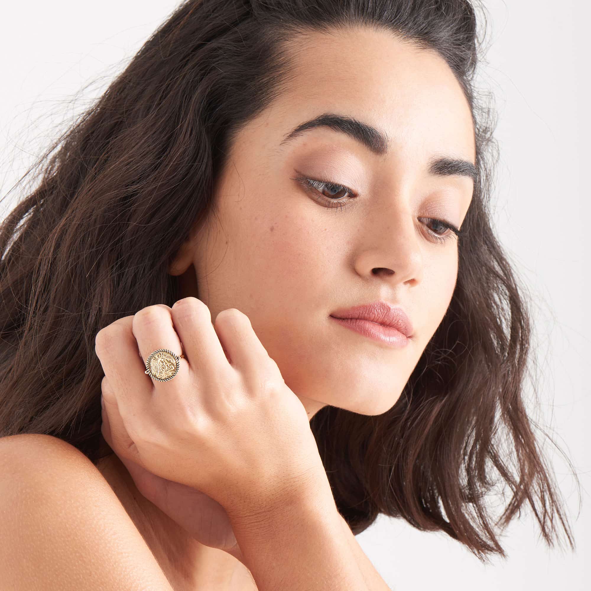 Winged Goddess Ring