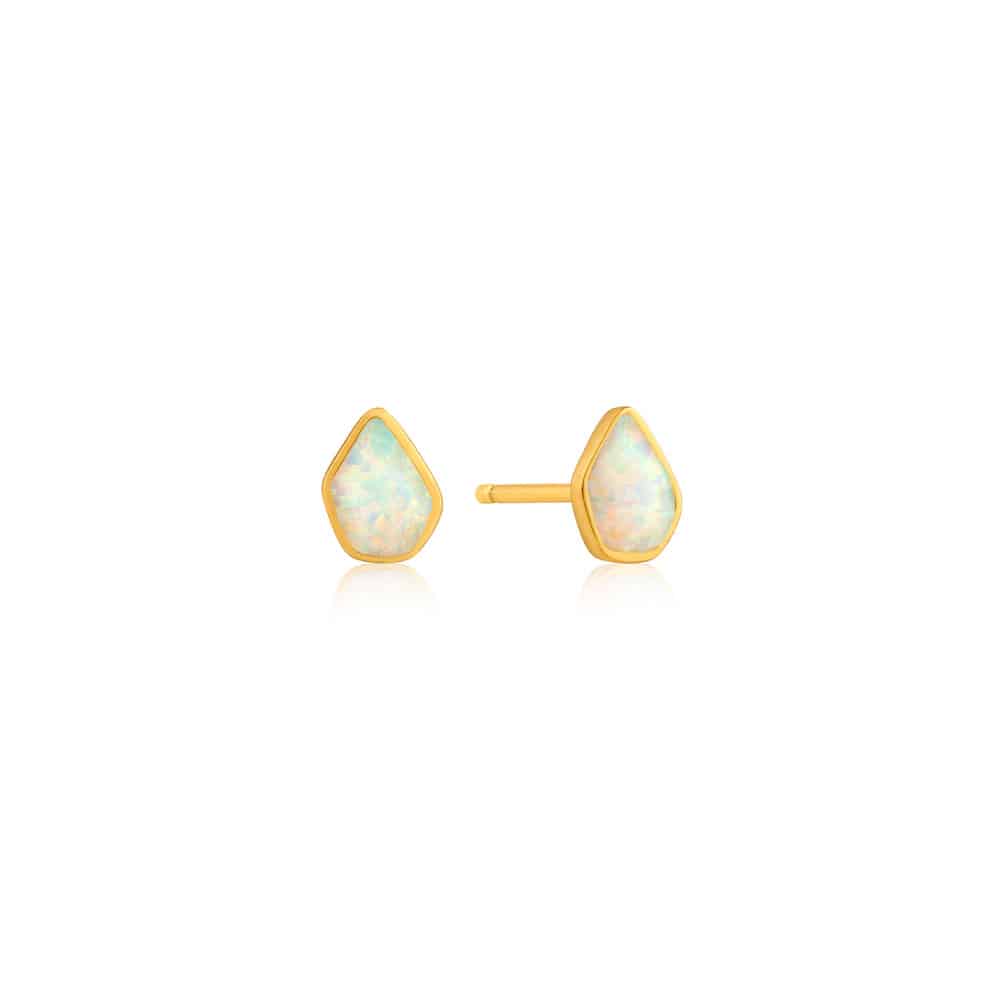 Opal Color Stud Earrings