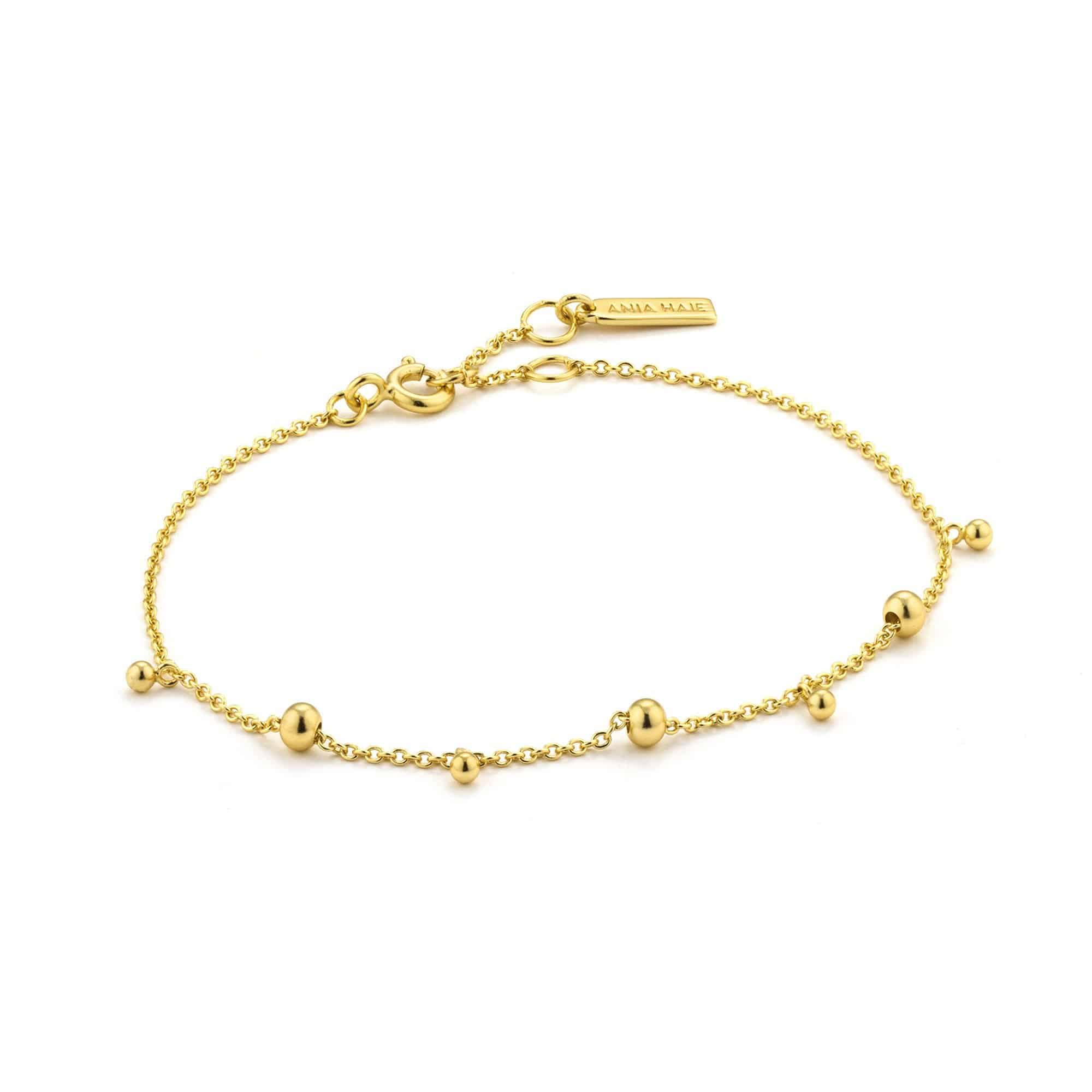 modern drop balls bracelet