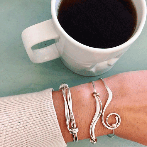 Sterling Silver Signature Twist Bracelet by E. L. Designs - Image 2