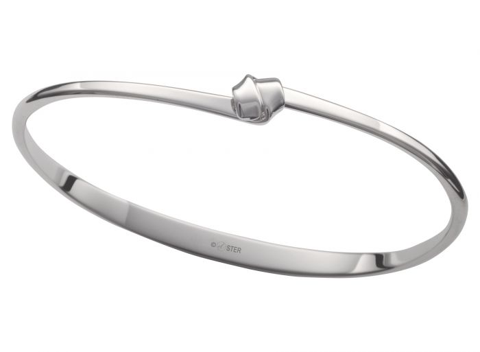 Sterling Silver Love Knot Bracelet by E. L. Designs