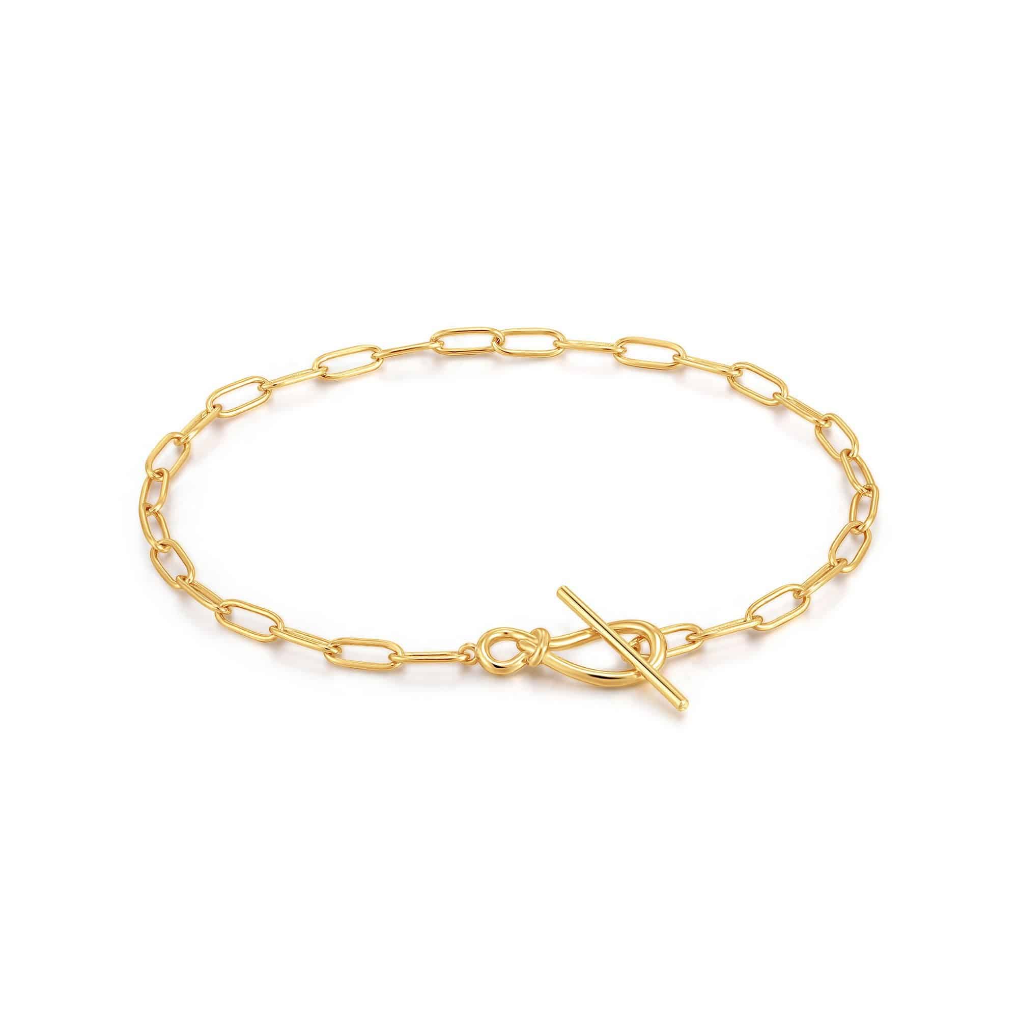 Forget Me Knot T-bar Bracelet by Ania Haie