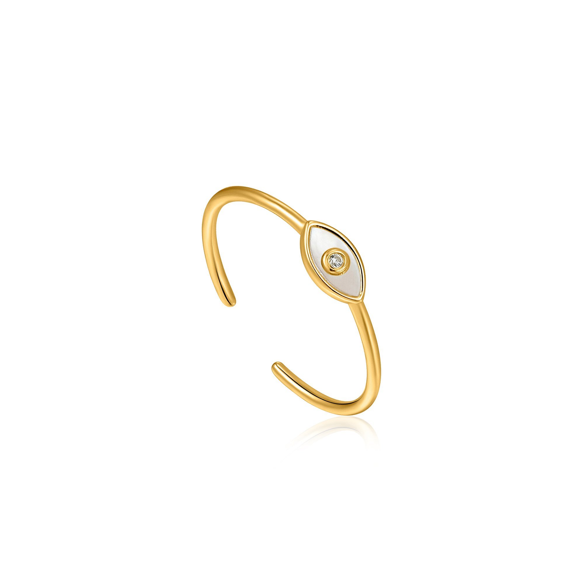 evil eye adjustable ring
