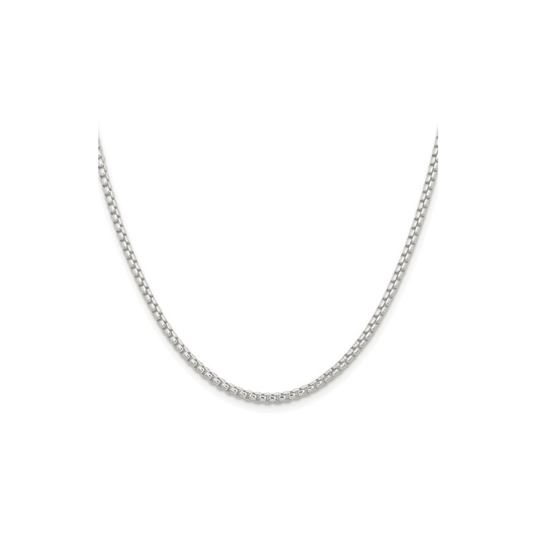 Sterling Silver Box Chain 18"
