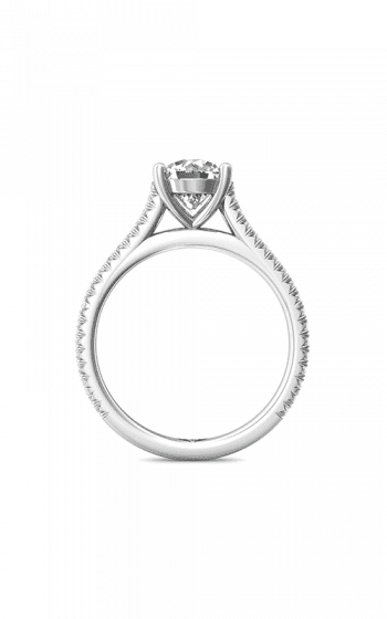 Micro Pave Cathedral Semi-Mount by Martin Flyer