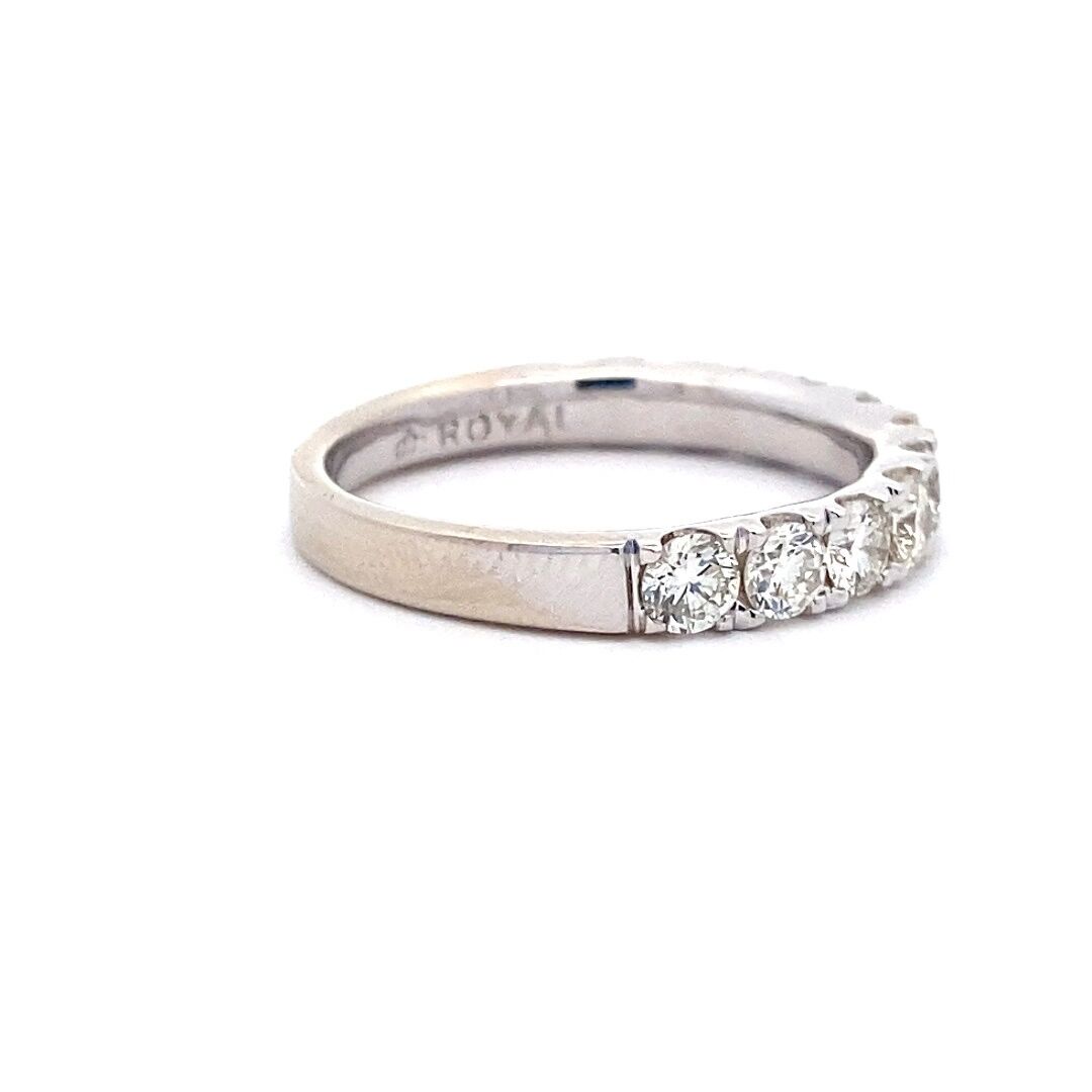 1.00ctw Diamond Band in 14k White Gold