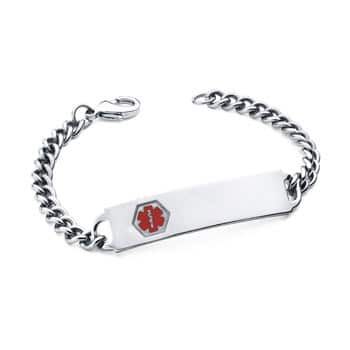 Stainless Steel Medical Alert Bracelet
