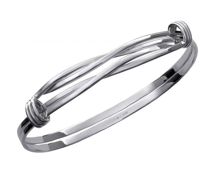 Signature Twist Bracelet in Sterling Silver by E.L. Designs