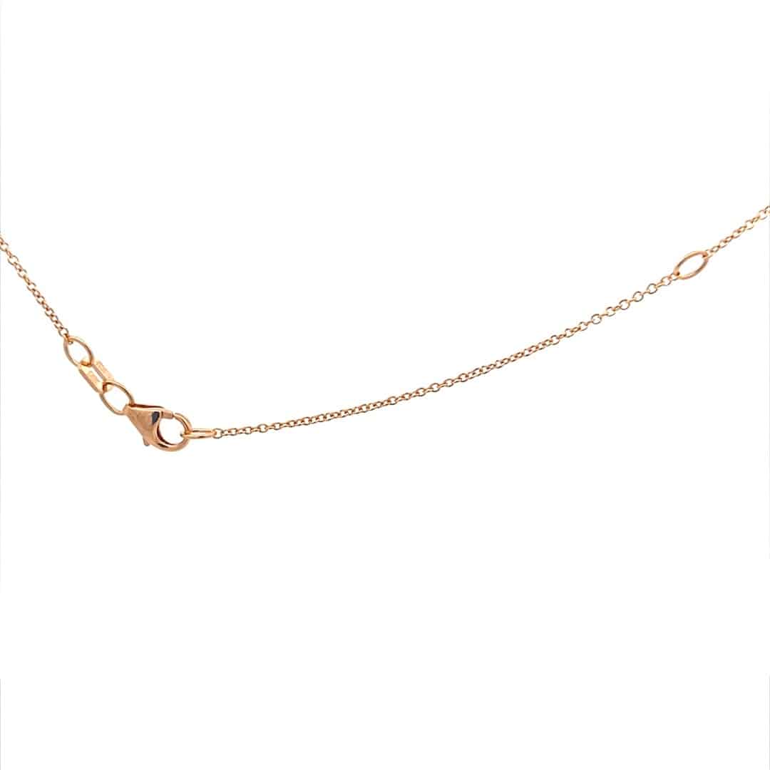 Multi-Color Tourmaline Circle Pendant Necklace in 14k Rose Gold by Effy