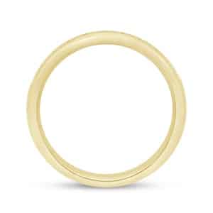 Diamond Channel Wedding Band in 14k Yellow Gold