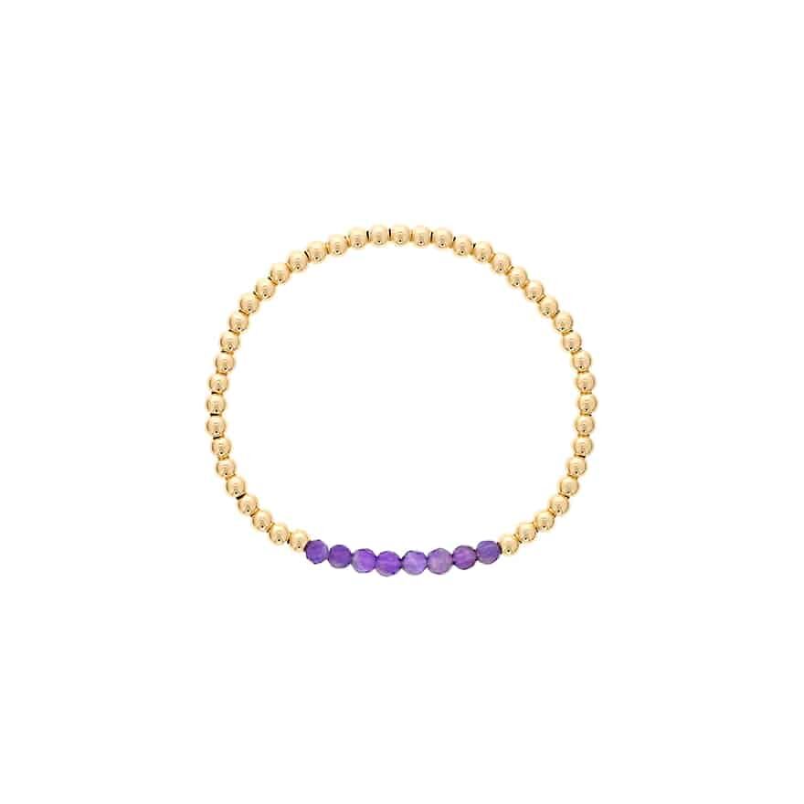 Shine Bright Gemstone Stretch Bracelet by Dee Berkley