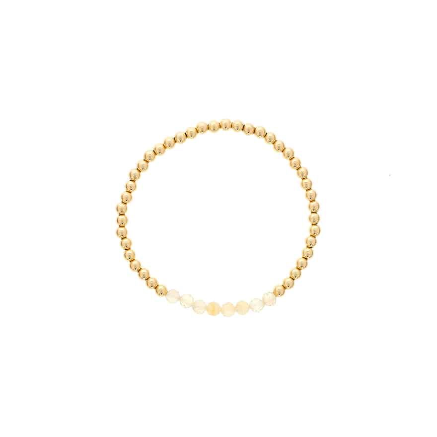 Shine Bright Pearl Stretch Bracelet by Dee Berkley
