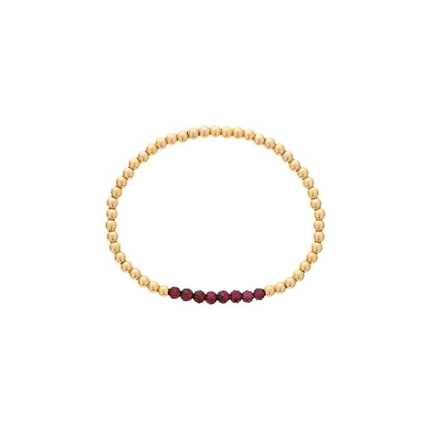 Shine Bright Gemstone Stretch Bracelet by Dee Berkley